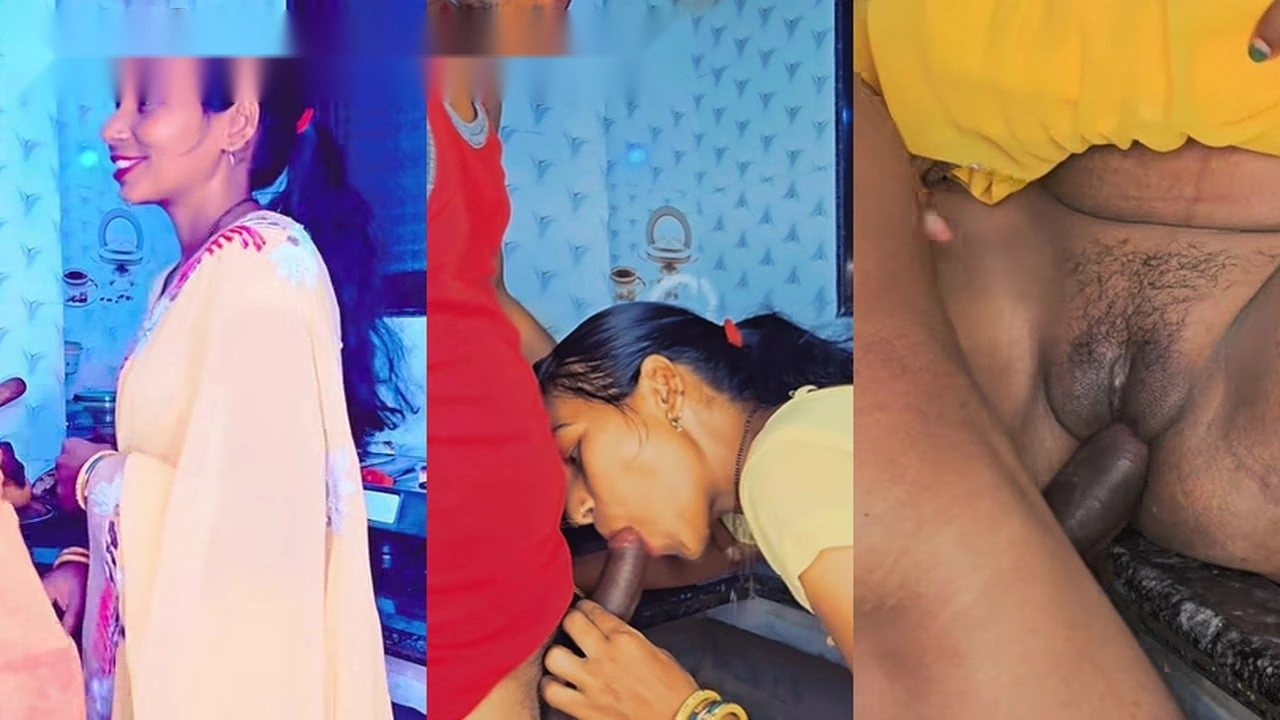 Rasoi Mein Bhabhi Ki Chut Ka Safed Pani Nikala