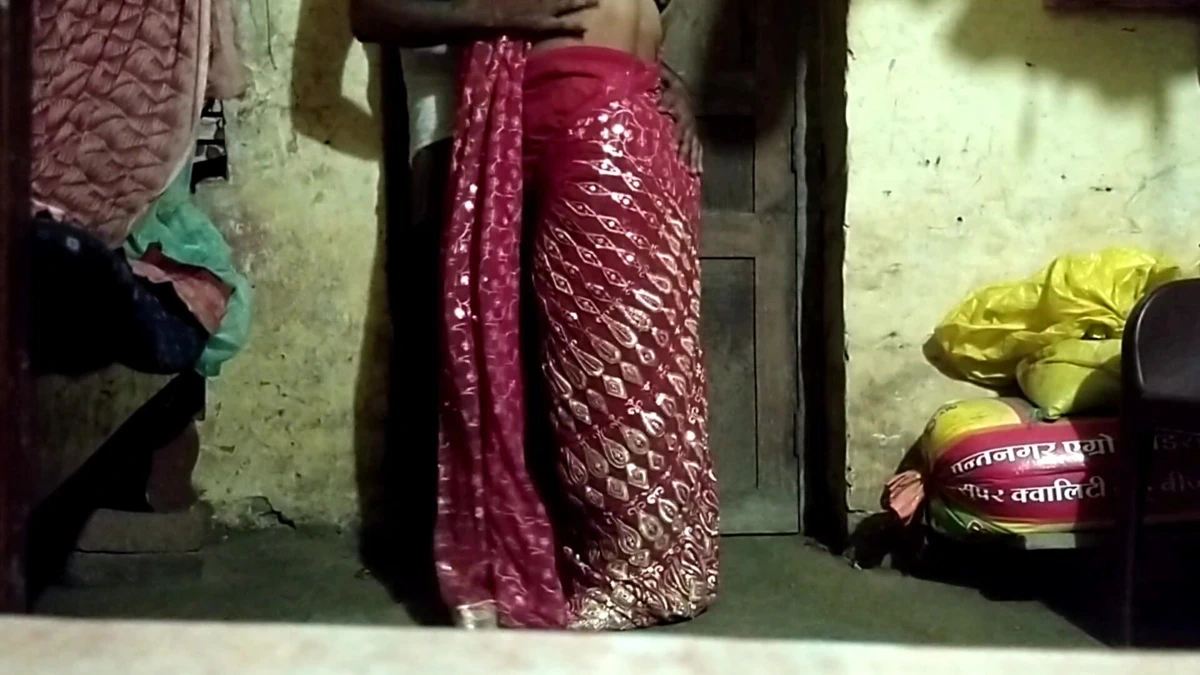 Young Indian Couple Kissing