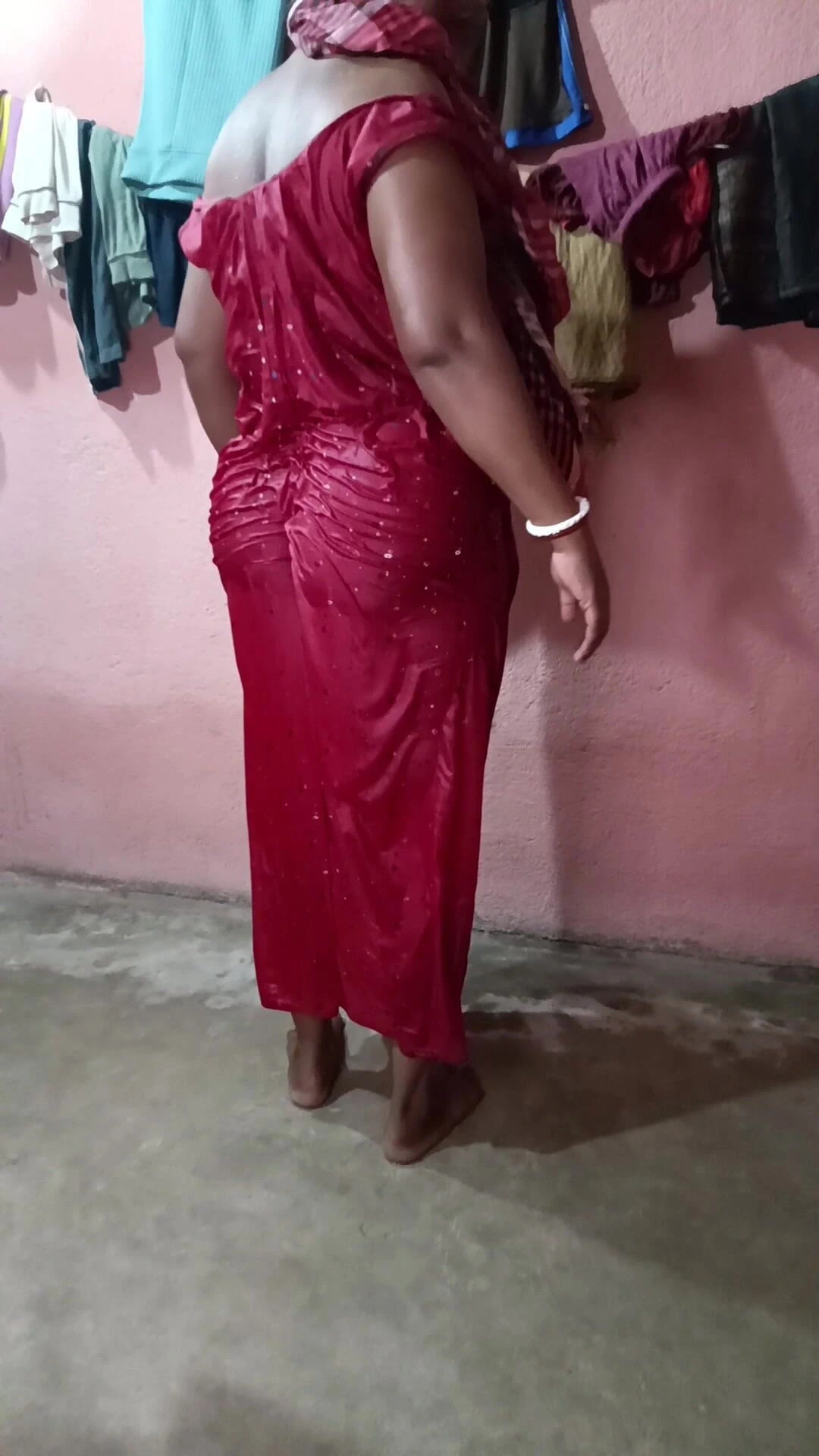 Saree Dropping After Bath Sfw 2