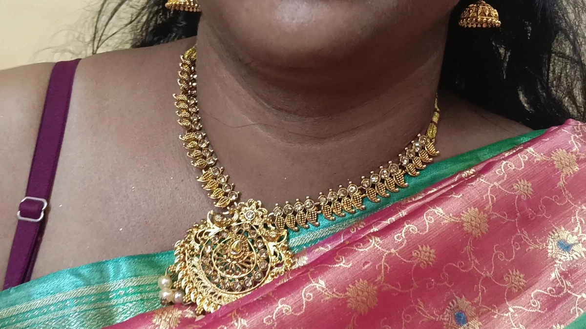 Saree Wear House Wife – Hot Desi Bhabhi Seductive Saree Tease