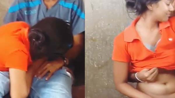 Indian couple outdoor hidden cam mms video