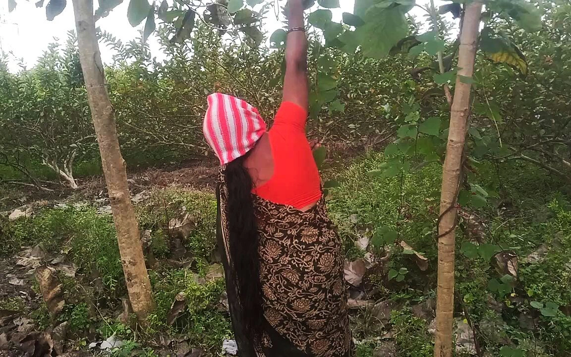 Village Priyanka Aunty Outdoor Blowjob