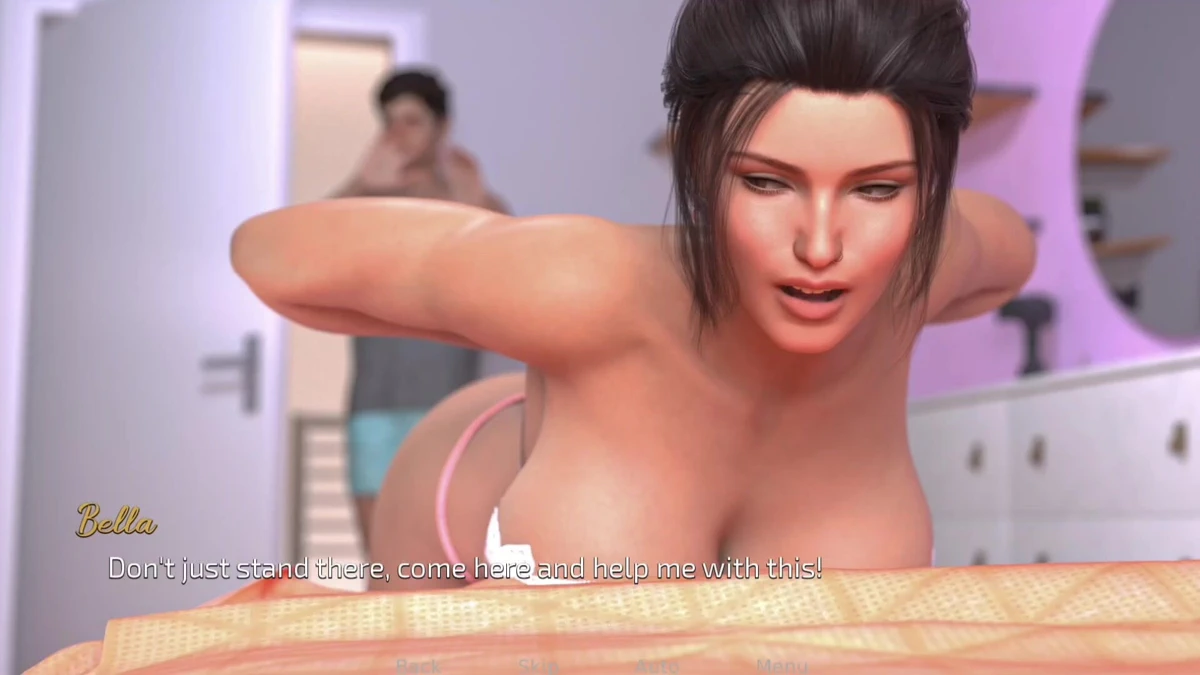 Stepbrother Helped His Stepsister Wear a Bra – Hot Taboo Seduction