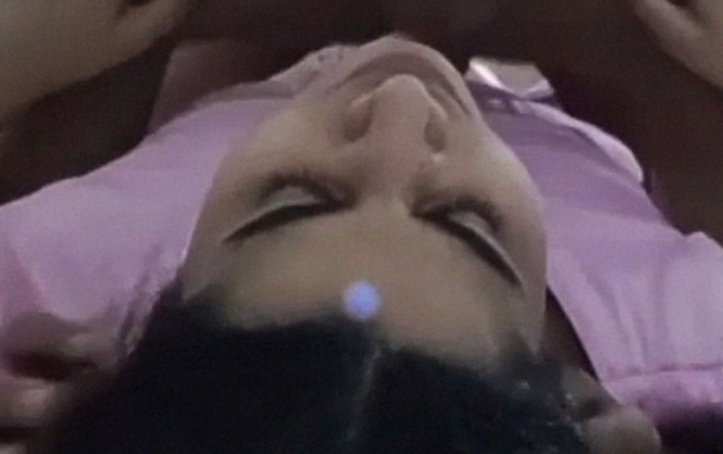 Couple in Bed stripping homemade sex video