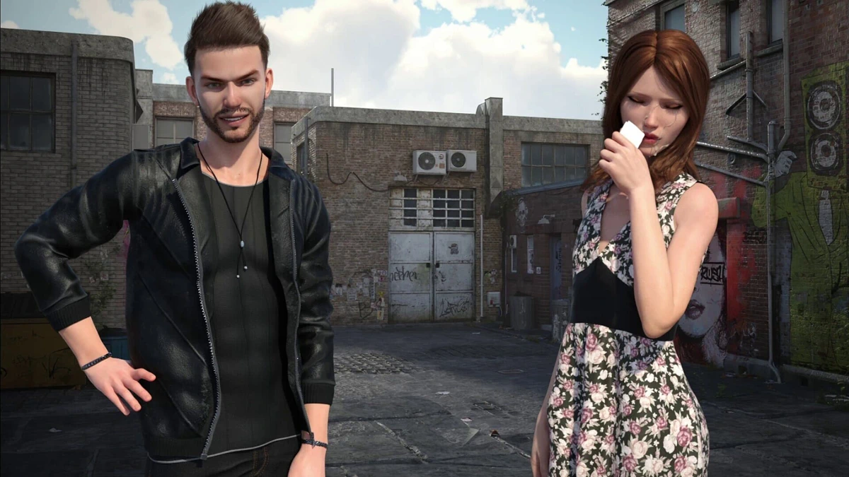 Candy Cleaning His Blue Balls in Open