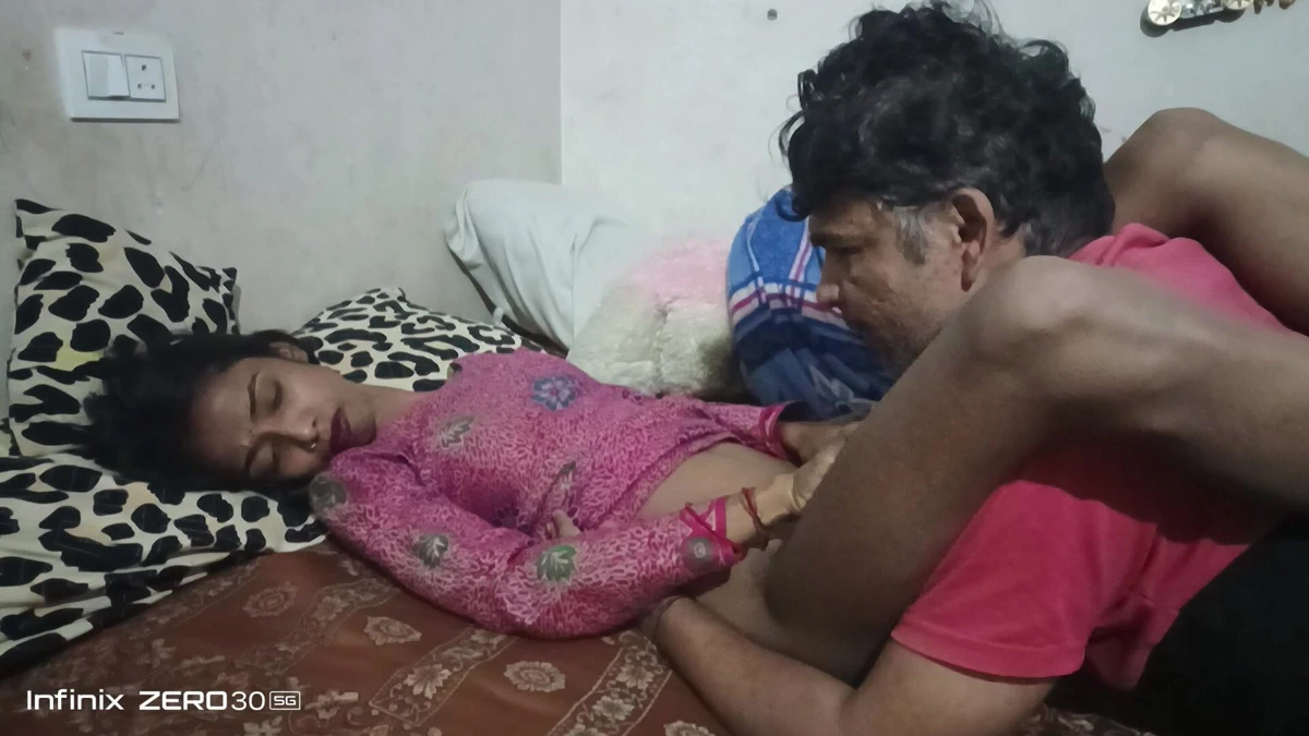 The wife became excited for sex and the husband ejaculated