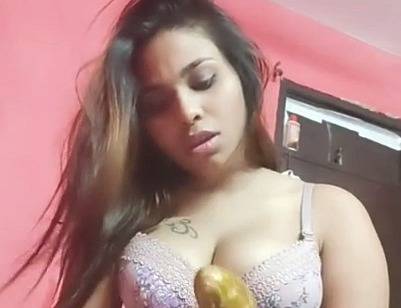 Indian cucumber masturbation video