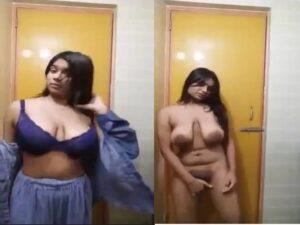 Desi Big Tits Girl Nude & Pussy Fingering Video